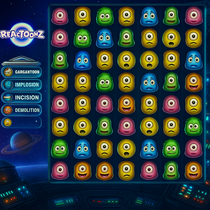 BluVegas - Reactoonz Slot Game - Play'n GO