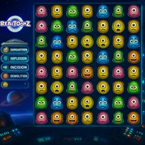 BluVegas - Reactoonz Slot Game - Play'n GO
